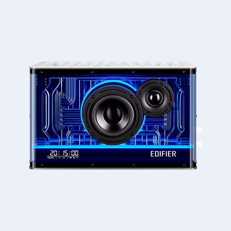 Edifier QD35 Tabletop Bluetooth Speaker with GaN charger - White