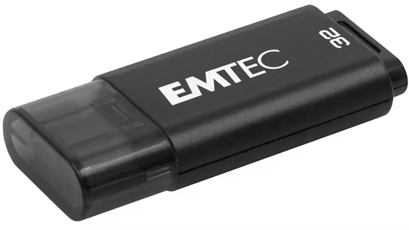 Emtec D400 32GB USB 3.2 Type-C Flash Drive - Black