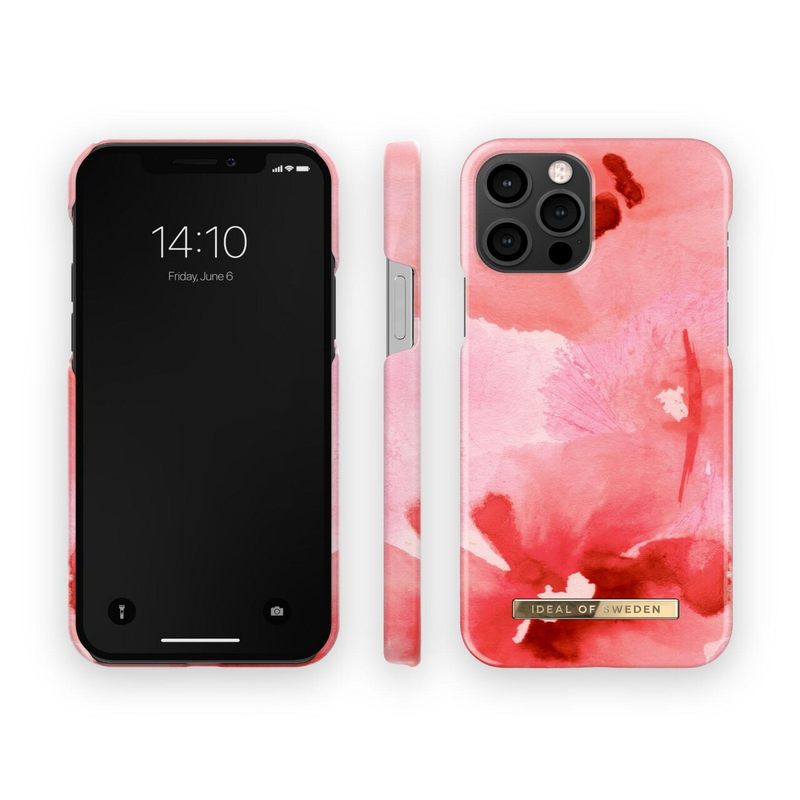 Ideal of Sweden Fashion Case For iPhone 12/12 Pro - Coral Blush Floral