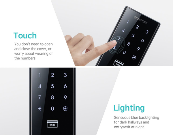 Samsung Smart Digital Keyless Door Lock - Black