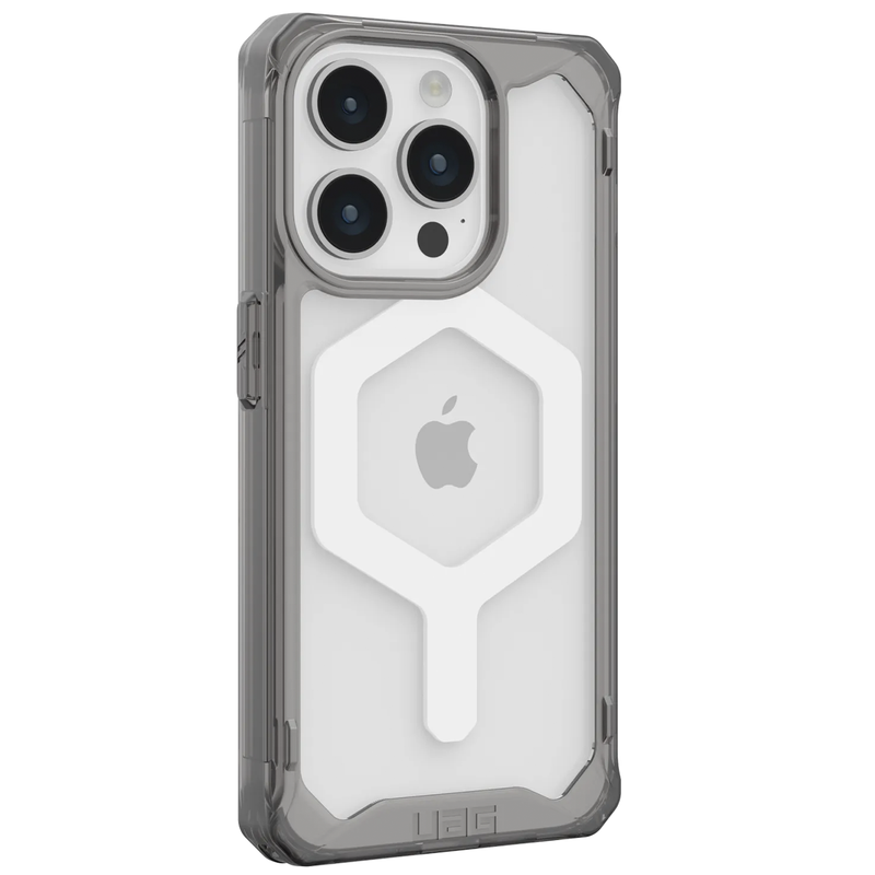 UAG Plyo Magsafe Case For iPhone 15 Pro Max - Ash/White