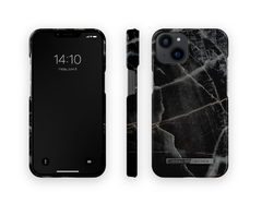 Ideal of Sweden Fashion Case For iPhone 13 - Black Thunder Marble