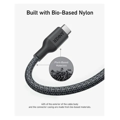 Anker 542 USB-C to Lightning Cable Bio-Nylon 0.9m - Black