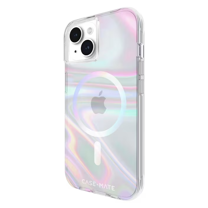 Case-Mate Soap Bubble MagSafe Case For iPhone 15 - Iridescent