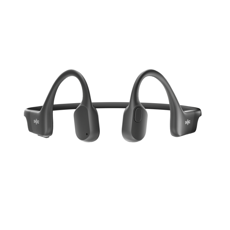 Shokz OpenRun Bone Conduction Sports Bluetooth Headphones - Black