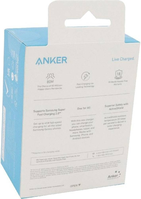 Anker 313 Ace 2 45W Wall Charger - Black