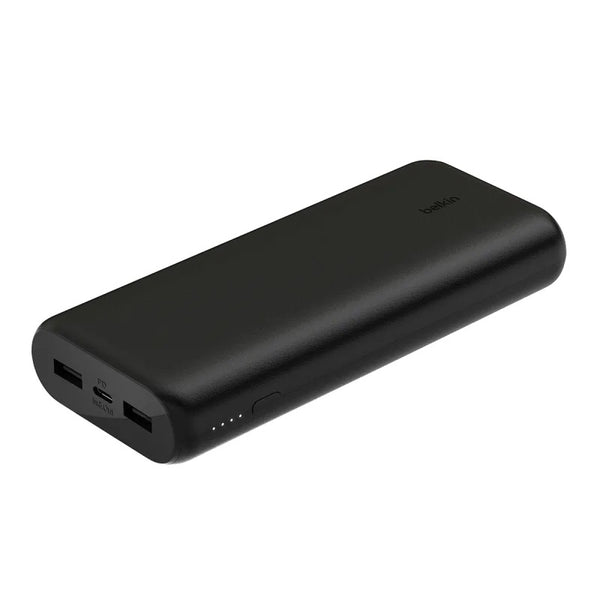 Belkin BoostCharge 3-Port Power Bank 20K mAh w/ PD 20W - Black