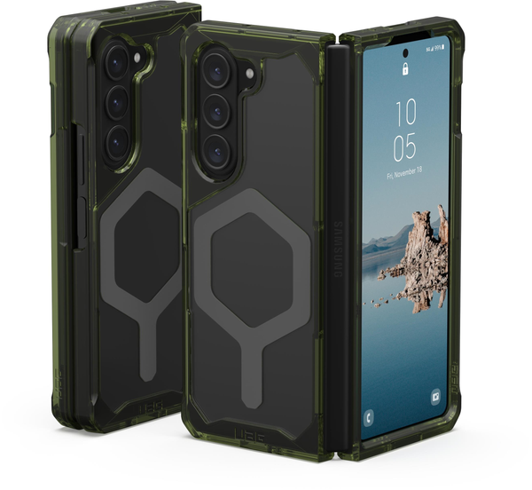 UAG Plyo Pro Case For Samsung Galaxy Z Fold 5 - Olive/Space Grey