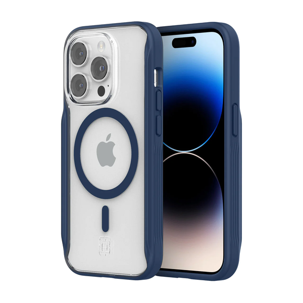 Incipio AeroGrip Case For iPhone 14 Pro - Midnight Navy/Clear