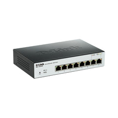 D-Link 8-Port Gigabit Smart Managed PoE Switch - Black