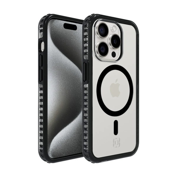 Incipio Grip MagSafe Case For iPhone 15 Pro Max - Black/Clear