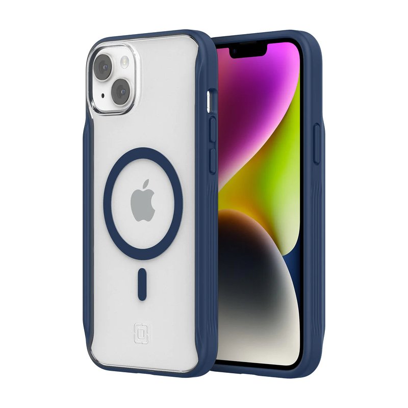 Incipio AeroGrip Case For iPhone 14 Plus - Midnight Navy/Clear
