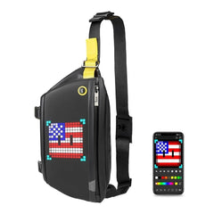 Divoom Pixoo Slingbag-V 2nd Gen Pixel Art LED Bag - Black