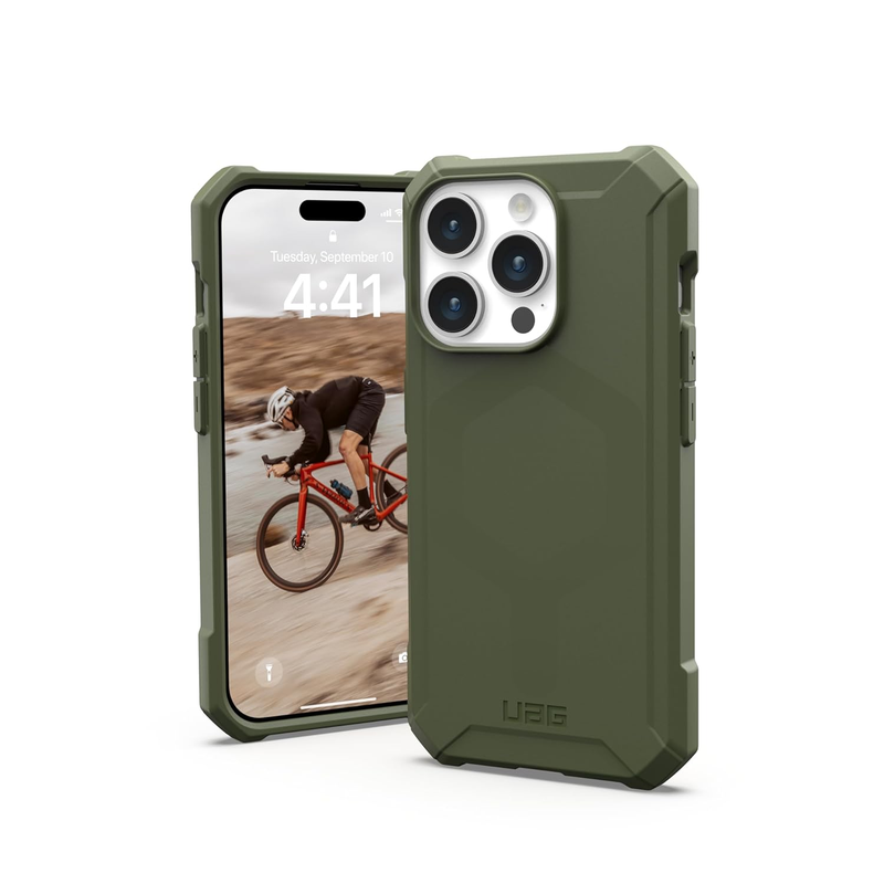 UAG Essential Armor MagSafe Case For iPhone 15 Pro - Olive Drab