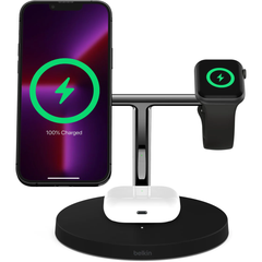 Belkin BoostCharge Pro 3-in-1 Wireless Charger w/ MagSafe - Black