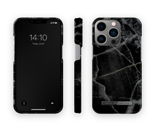 Ideal of Sweden Fashion Case For iPhone 13 Pro - Black Thunder Marble