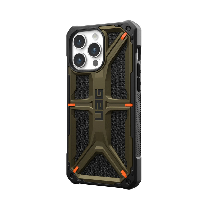 UAG Monarch Case For iPhone 15 Pro Max - Kevlar Green