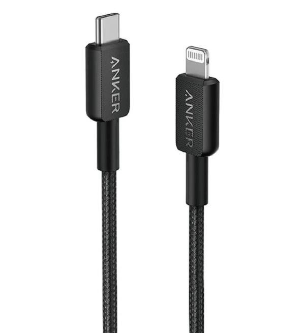 Anker 322 USB-C to Lightning Cable 1m Braided - Black