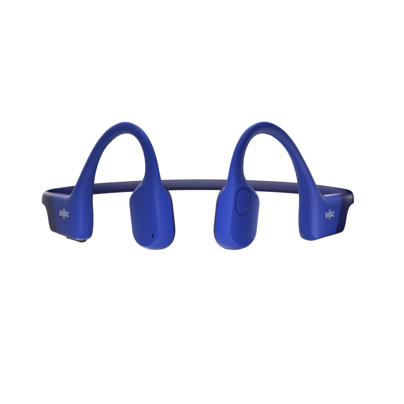 Shokz OpenRun Bone Conduction Sports Bluetooth Headphones - Blue