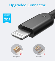 Anker PowerLine Select+ USB A to Lightning Cable 0.9m - Black