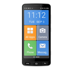 IQU SmartEasy Q50 Seniors Smartphone - Black