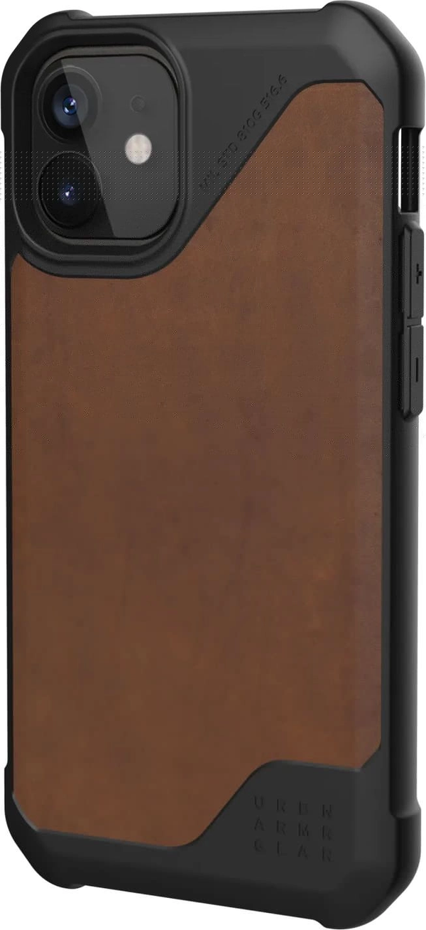 UAG Metropolis LT Case For Apple iPhone 12 Mini - LTHR ARMR Brown