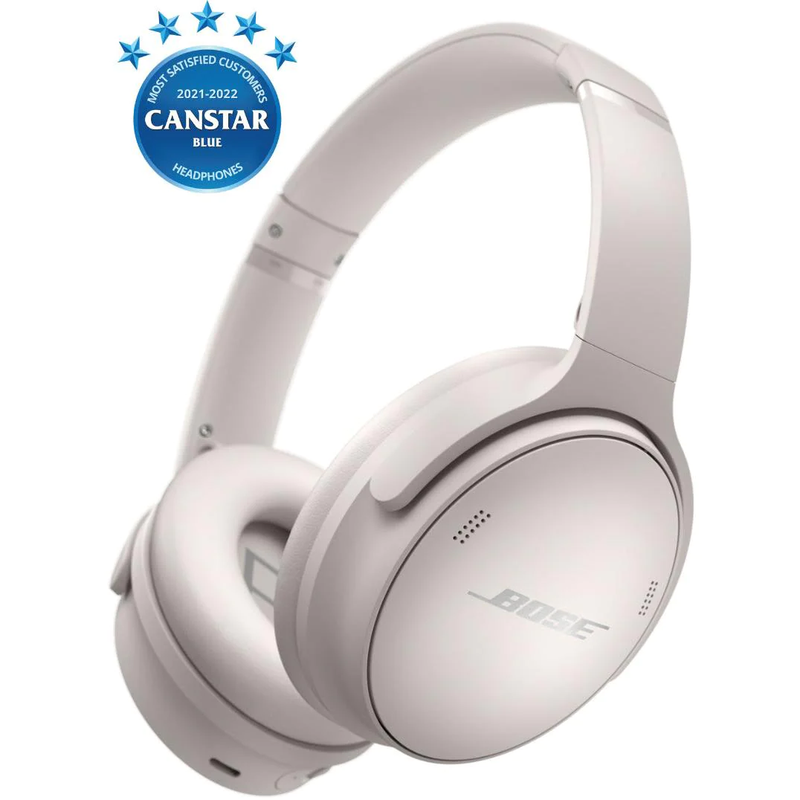 Bose QuietComfort 45 Wireless Noise Cancelling Headphones - White Smoke