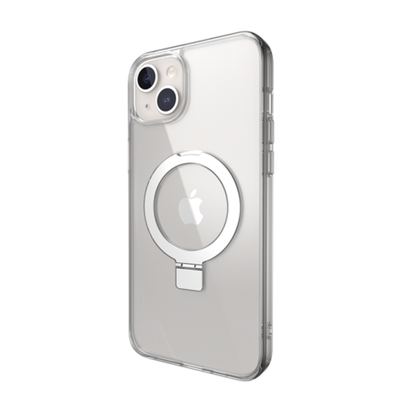 SwitchEasy MagStand M MagSafe Grip Case For iPhone 15 Plus - Clear