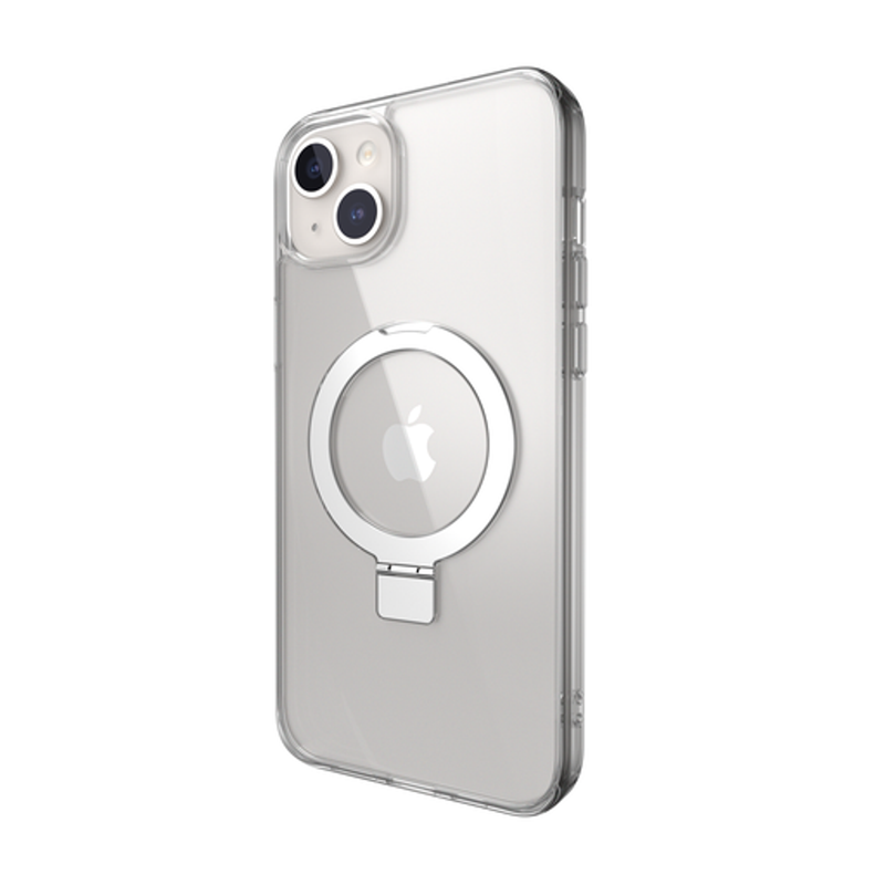 SwitchEasy MagStand M MagSafe Grip Case For iPhone 15 Plus - Clear