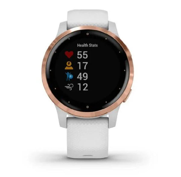 Garmin Vivoactive 4S Smart Watch 40 MM - White/Rose Gold