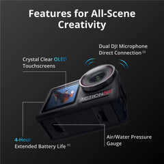DJI Osmo Action 5 Pro Action Camera Adventure Combo - Black