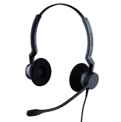 Jabra Biz 2300 Duo UC USB-A Corded Headset - Black