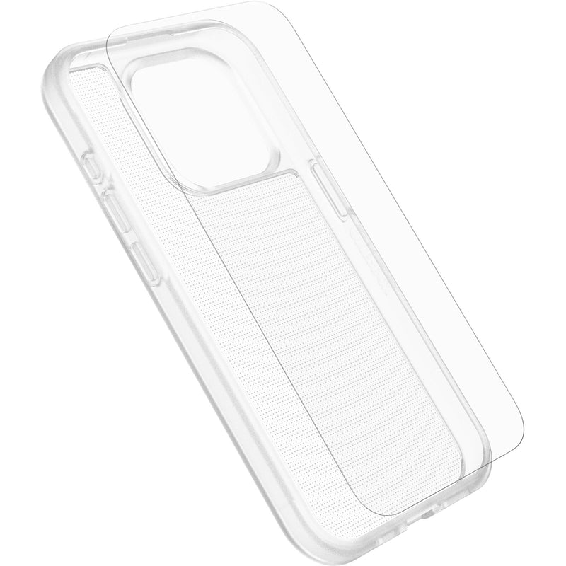 OtterBox React Case & Screen Protector For iPhone 15 Pro - Clear
