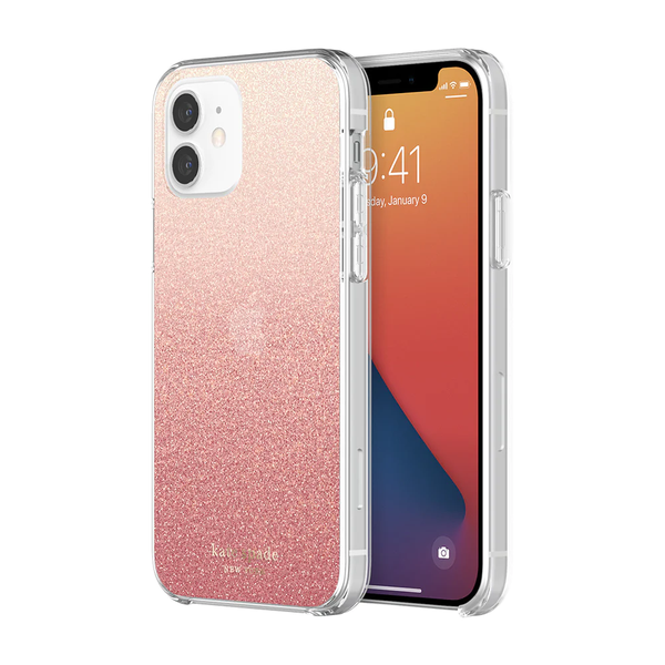 KSNY Hardshell Case For Apple iPhone 12/12 Pro - Glitter Ombre