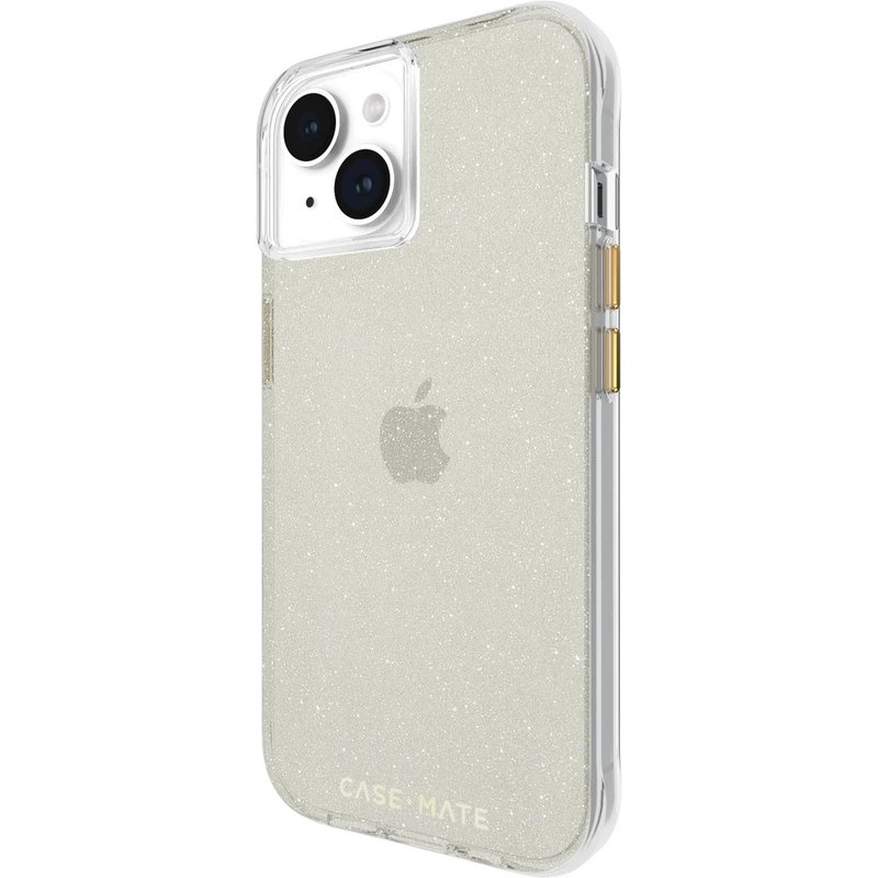 Case-Mate Sheer Crystal Case For Apple iPhone 15 - Gold