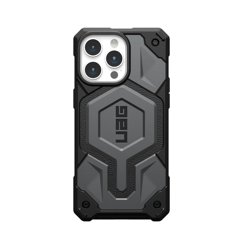 UAG Monarch Pro Magsafe Case For iPhone 15 Pro Max - Silver
