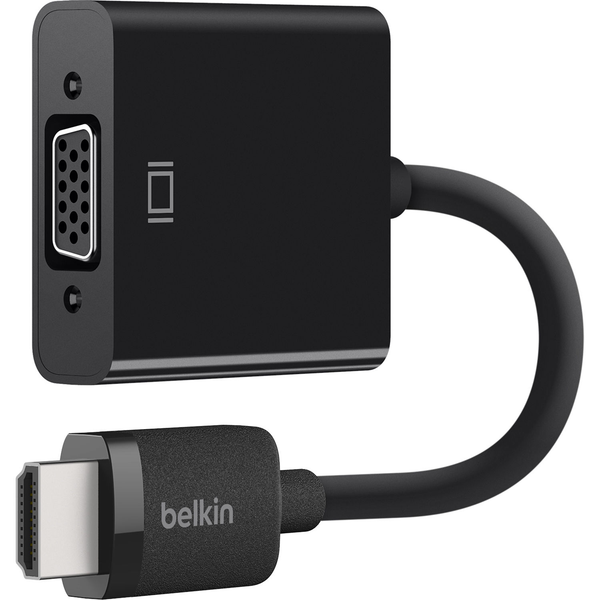 Belkin HDMI to VGA Adapter with Micro-USB Power - Black