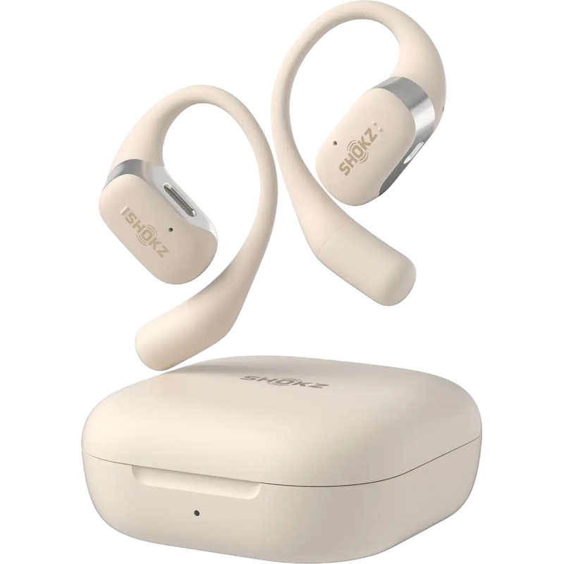 Shokz OpenFit True Wireless Bone Conduction Earbuds - Beige