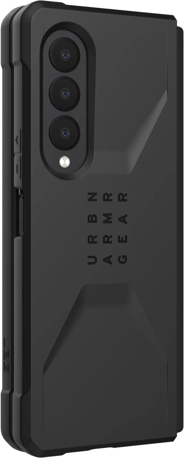 UAG Civilian Case For Galaxy Z Fold 3 - Black