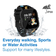 vFitness Momentum 2.0 Smartwatch with Health Tracking - Black