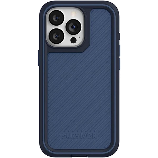 Survivor Earth Case For Apple iPhone 13 Pro - Storm Blue/Deep Sea