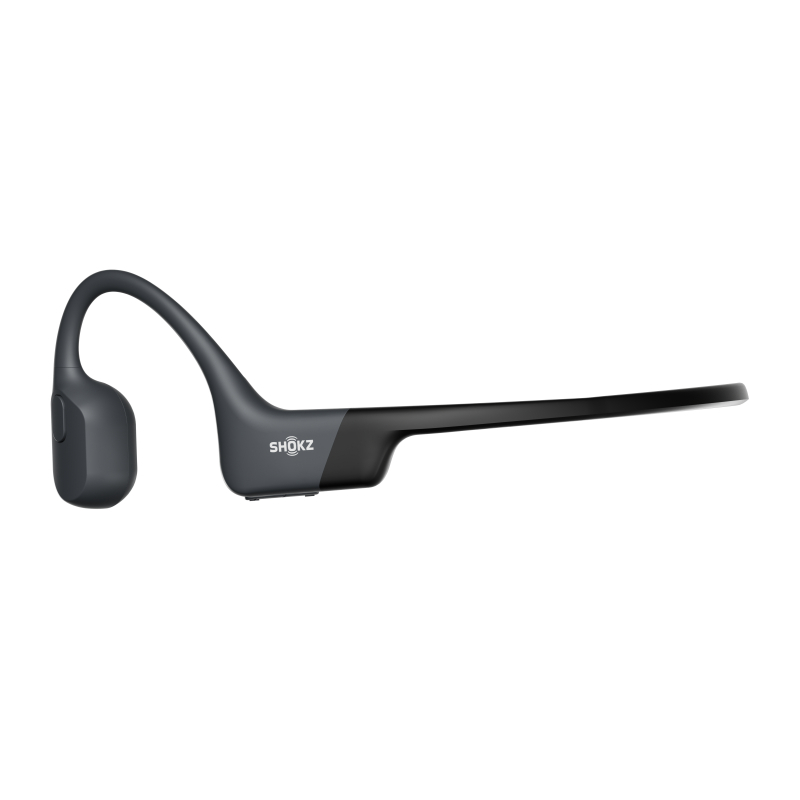 Shokz OpenRun Bone Conduction Sports Bluetooth Headphones - Black