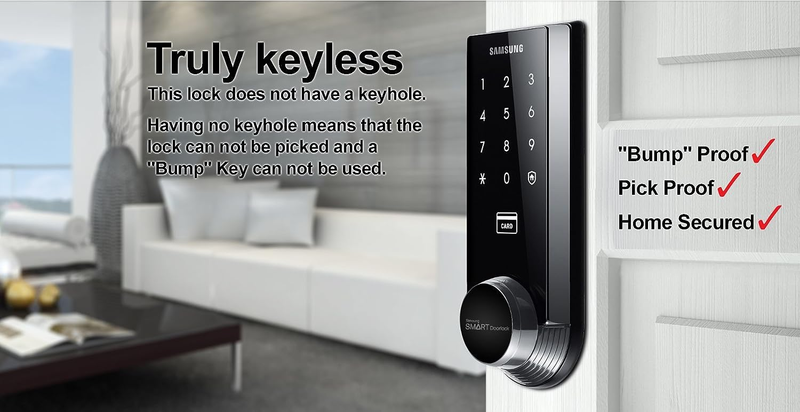 Samsung Smart Digital Keyless Door Lock - Black