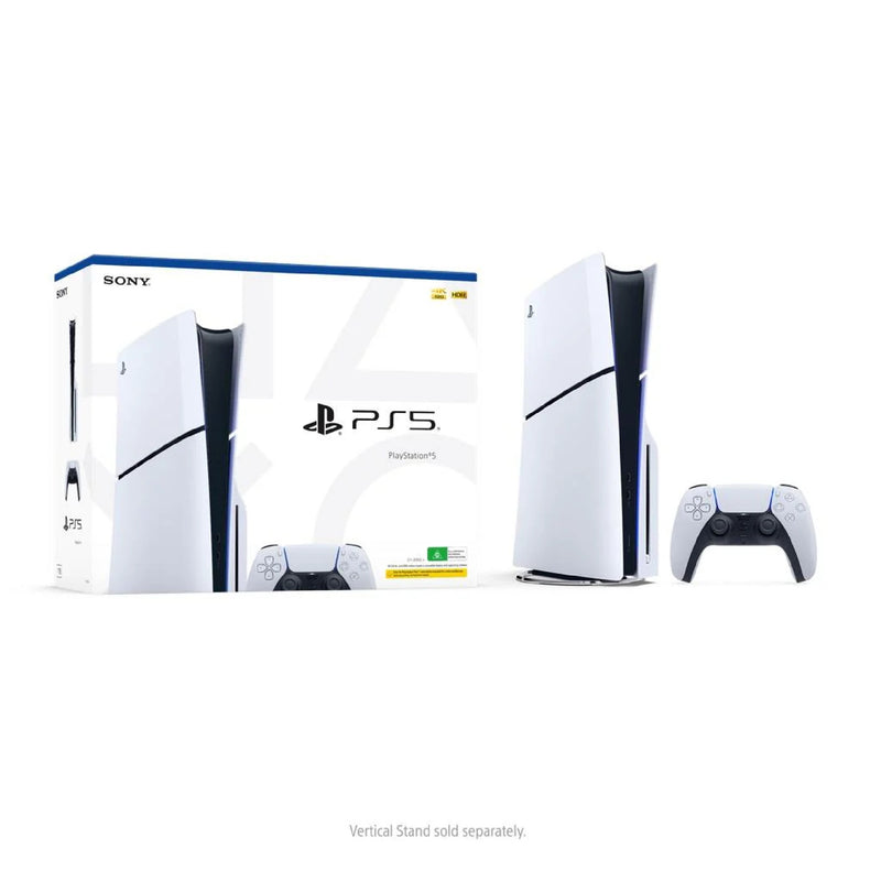 Sony PlayStation 5 Slim 1TB Disc Console with 4K Gaming - White