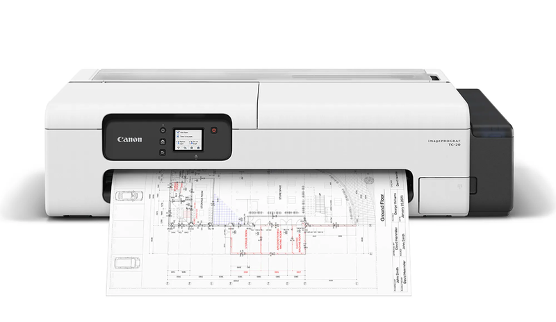 Canon image PROGRAF TC20 - A1 Large Format Printer - White