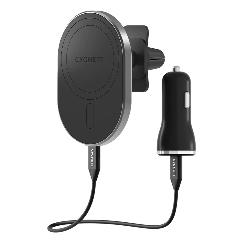 Cygnett Maghold Magnetic Car Wireless Charger 15W - Vent - Black