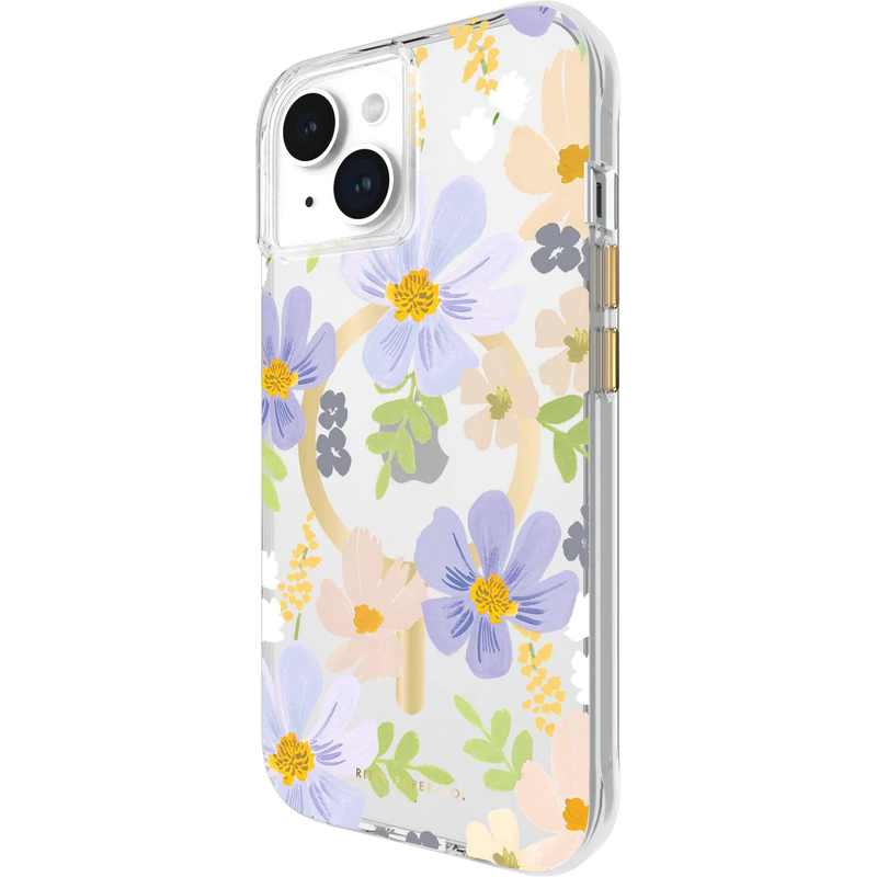 Case-Mate Rifle Paper MagSafe Case For iPhone 15 - Pastel Marguerite