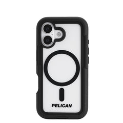 Pelican Voyager MagSafe Case w/ Holster For iPhone 17 - Black/Clear