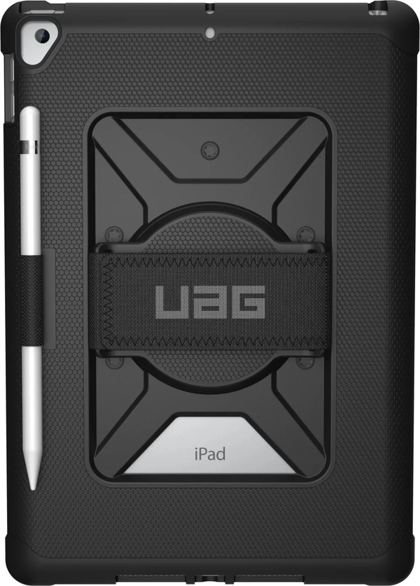 UAG Metropolis Hand Strap Case For iPad 10.2” - Black