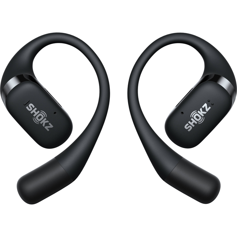 Shokz OpenFit True Wireless Bone Conduction Earbuds - Black